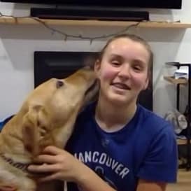 SH Zoom Pets 6 Ruby and her dog Bonnie exercising with Sheila Hamilton Movement Garden